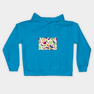 bright colored vegetables Kids Hoodie